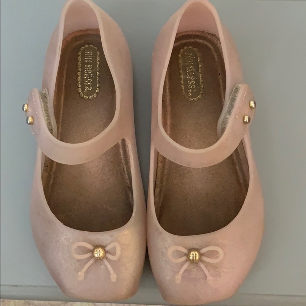 Mini Melissa ballet style shoes size 8